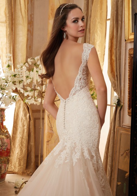 Crystal Beaded, Alençon Lace Appliqués on Soft Net Morilee Bridal Wedding Dress.jpg_1