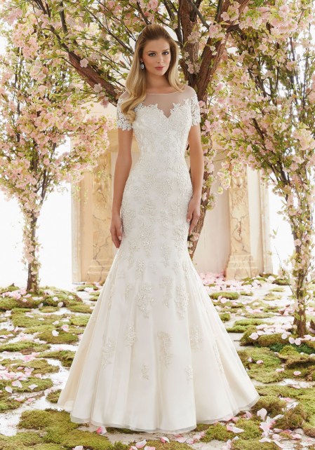 6832-Beaded_Venice_Lace_Appliques_on_Soft_Net_Wedding_Dress_front8
